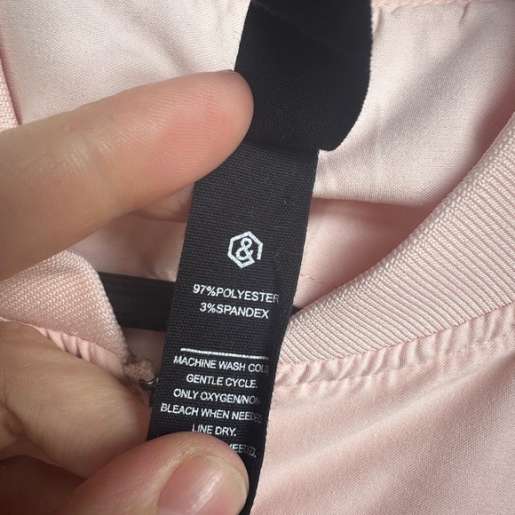 Light Pink Agnes & Dora Bomber Jacket Size Medium - Picture 4 of 5